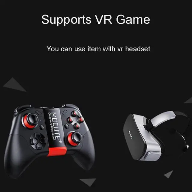 Alt view image 4 of 5 - 054 Bluetooth Gamepad Mobile Joypad Android Joystick Wireless VR Controller for Smartphone Tablet PC Phone