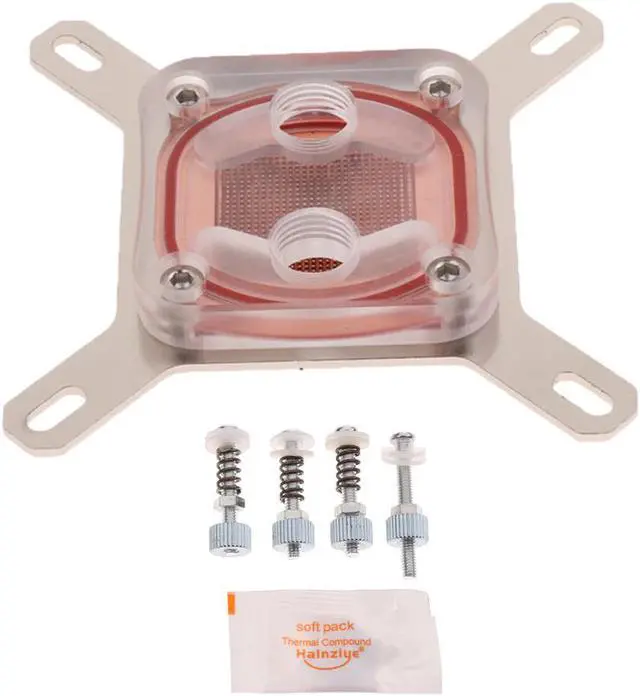 Alt view image 5 of 5 - Special CPU Water Cooling Block Waterblock Copper Base Cool #2
