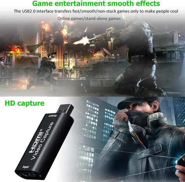 Main image of Mini Vedio Capture Card for PS4 Video Grabber Record Box  Large Memory Input Resolution Camera Recording Live Streaming Card