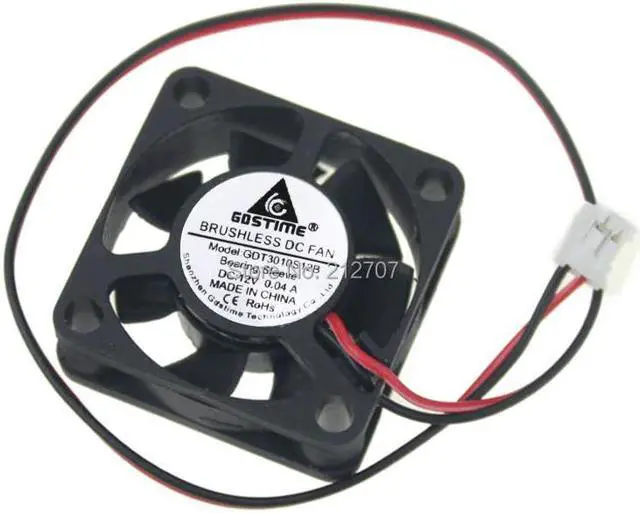 Main image of 1 Piece  3010 30mm 30x30x10mm 7 Blades DC 12V Micro 3cm Cooler Cooling Fan