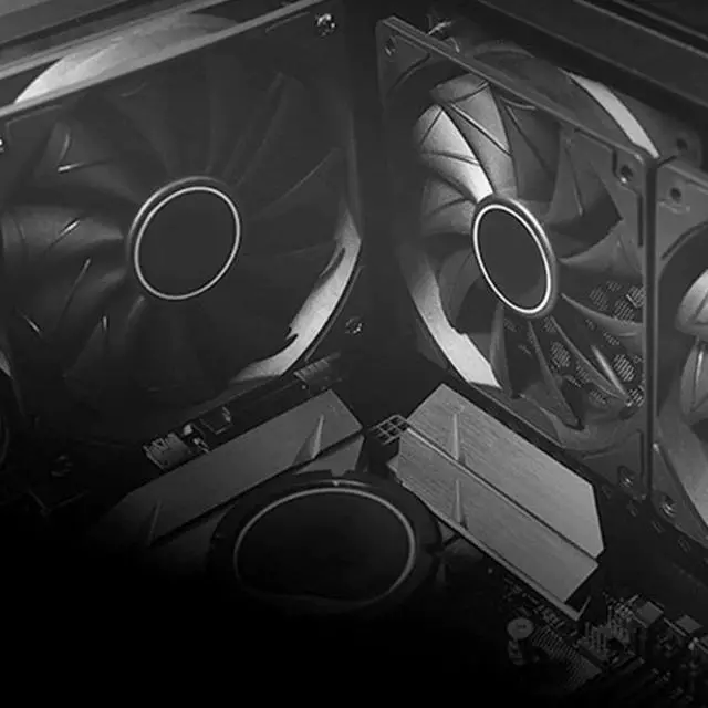 Alt view image 3 of 5 - 4 Pin 120MM 1800RPM PWM PC Case Fan Speed Adjustable High Airflow CPU Radiator Long Life Ultra Quiet Computer Cooling Fan Black