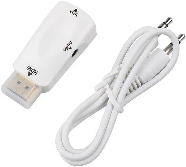 Alt view image 4 of 5 - Newest HDMI To VGA Converter Adapter Support 1080P HDTV Adapter With 3.5mm AV Audio Cable for Laptop Tablet PC