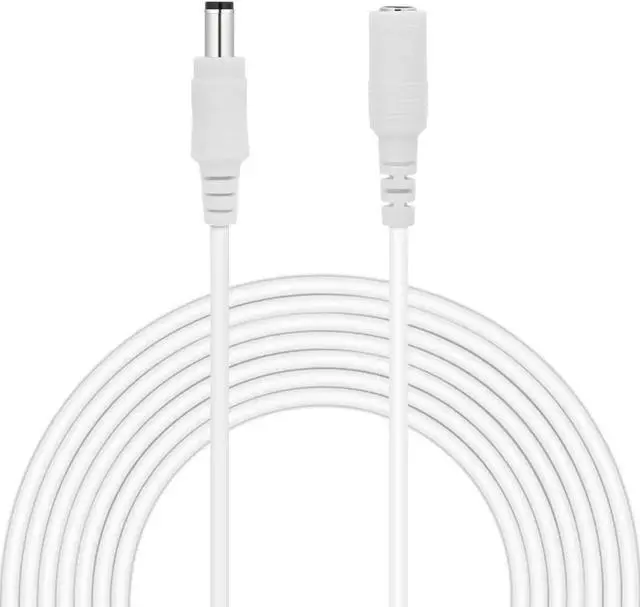 Main image of White 1M 2M  4M 5M 10M DC 12V Extension Cable 5.5mm*2.1mm Female Male Power Cord Wire For CCTV Camera Home Appliance