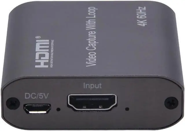 Alt view image 2 of 5 - Capture Cards Portable 4K Audio Video Recording Box Outdoor Sightseeing Accessories for Game DVD Camera