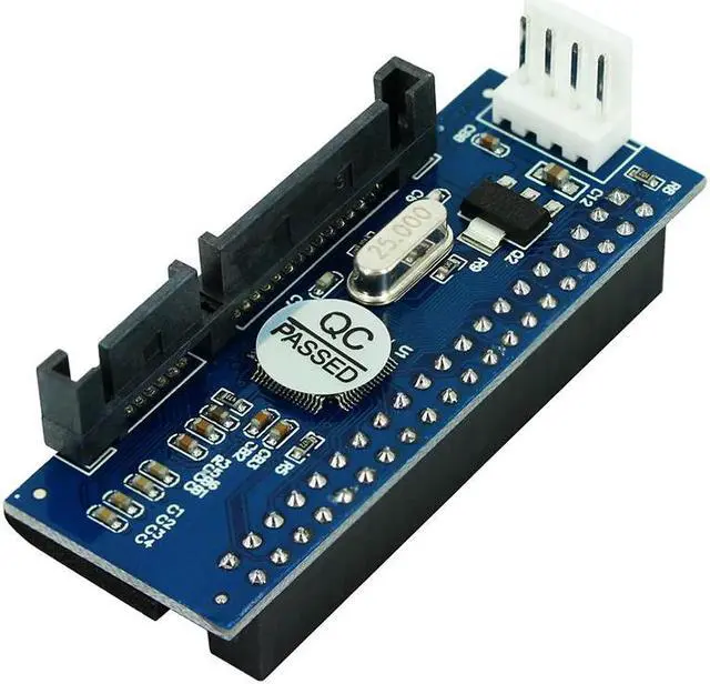 Alt view image 4 of 5 - SATA IDE Adapter 40 Pin IDE to SATA Connector 3.5 HDD IDE/PATA Hard Disk Adapter Converter With 7Pin-SATA Data Cable