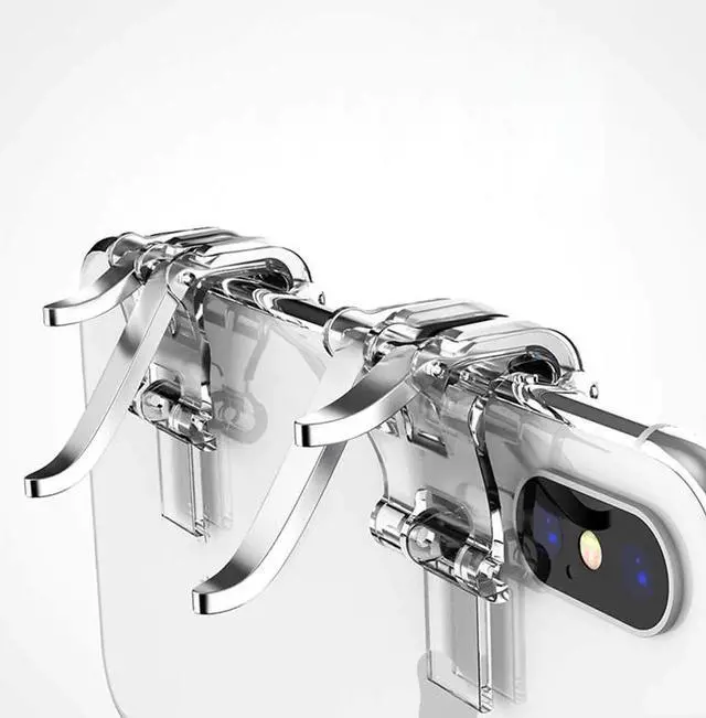 Alt view image 2 of 5 - Game Controller for PUBG Gamepad Trigger Aim Button L1R1 L2 R2 Joystick for iPhone Android Game Pad Accesorios