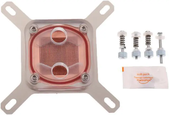 Alt view image 3 of 5 - Special CPU Water Cooling Block Waterblock Copper Base Cool #2