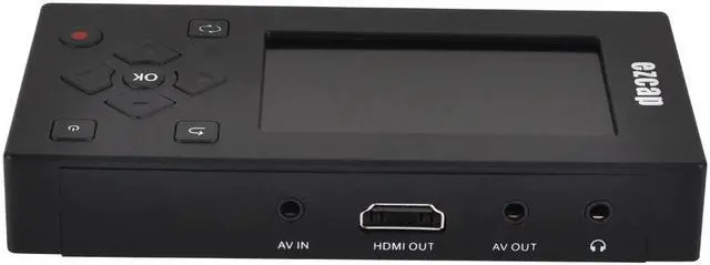 Alt view image 2 of 5 - Audio Video Capture Converter AV Recorder VHS Tapes to Digital 8GB Memory 3" Screen for VCR DVD Camcorder Game Console