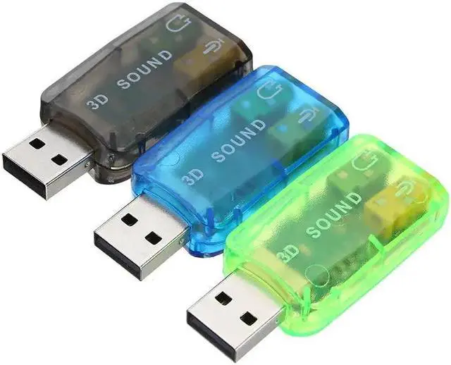 Main image of 2.0 5.1 Channel External Audio Sound Card Mic Record Speaker Audio Adapter Headphone Jack