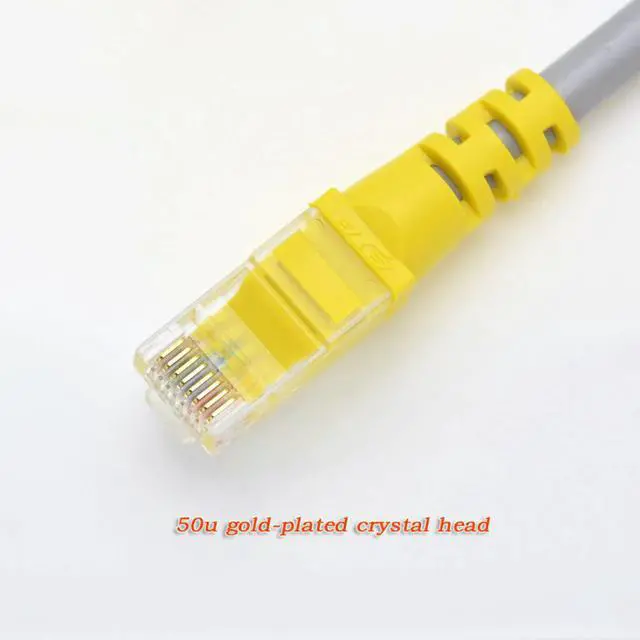 Alt view image 4 of 5 - 1m 1.5m  2m  UTP CAT6 cable RJ45 network Patch cords copper wires LAN line For Gigabit Ethernet Switch Router PC Computer