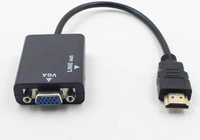 Alt view image 4 of 5 - VGA Male to Female Converter Adapter Cable With Audio Output 1080P VGA Adapter