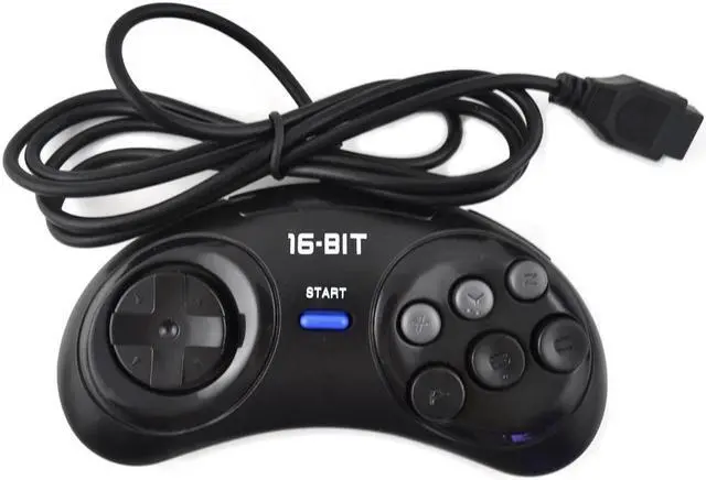 Alt view image 2 of 5 - Shipping 1/2pcs Game controller for SEGA Genesis 16 bit handle controller 6 Button Gamepad for SEGA MD game Accessoriese