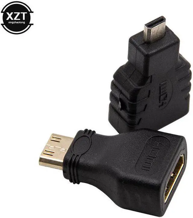 Alt view image 5 of 5 - to vga For PC HDTV Display Projector 1080P for  connector Adapter Audio +MINI  Micro  for  connector cable