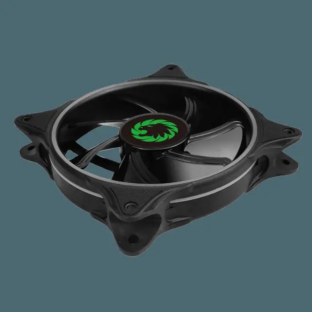 Alt view image 3 of 5 - Rainbow-N RGB PC Case Fan 120mm 4pin Desktop Computer Cooler ARGB Adjust LED Silent Fan Cooling for Computer Single Pack