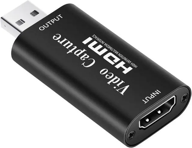 Main image of Audio Video Capture Card  to USB 1080p USB2.0 Record via DSLR Camcorder Action Cam for High Definition Acquisition