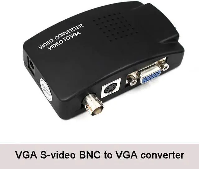 Alt view image 3 of 5 - BNC SVIDEO to Video Converter Out Adapter BNC to Converter Composite Digital Switch Box Box WITH DC CABLE