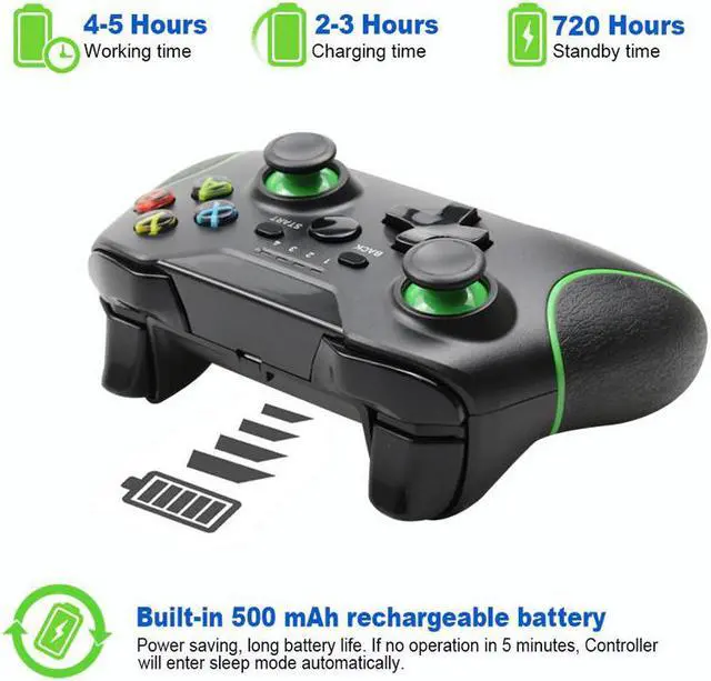 Alt view image 3 of 5 - 2.4G Wireless Controller Gamepad For Xbox One Console Controle For PC win 7/8/10 For PS3 Console For Android/phone /TV Joystick