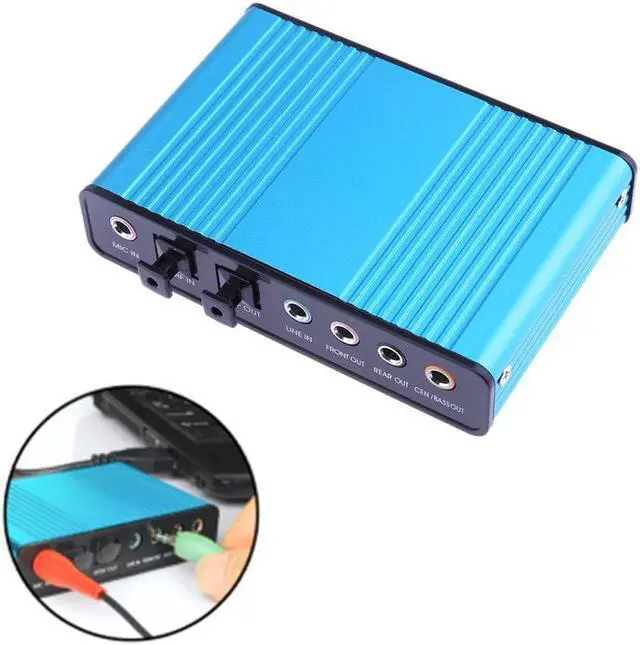 Alt view image 2 of 5 - USB Sound Card Channel 5.1 7.1 Optical Audio Card Adapter for PC Computer Laptop