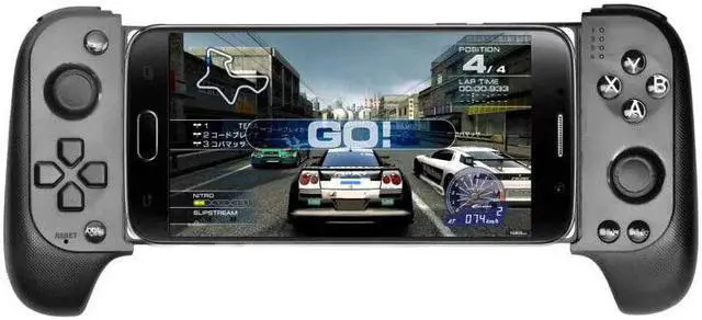 Alt view image 2 of 5 - 2 Half Phone Game Bluetooth Mobile Phone Controller Gamepad For Android IOS IPhone Accessories Pubg Joystick Dropship