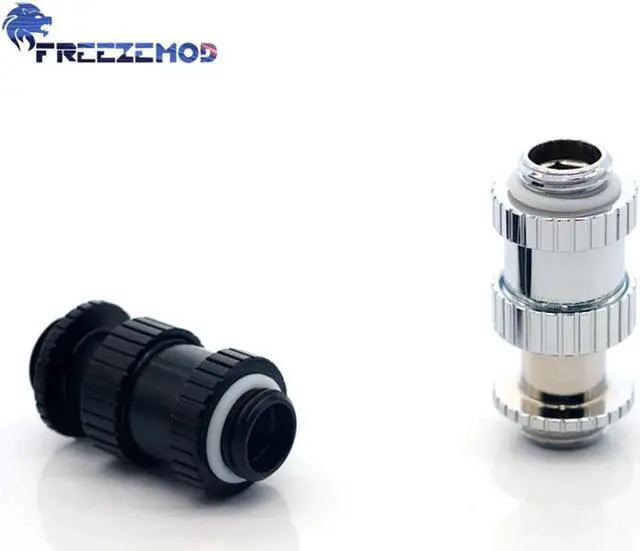 Main image of Retractable 22-31mm Extender Double Male Adapter Adjustable Male-Male Extension Fitting G1/4 Thread Water Cooler Mod