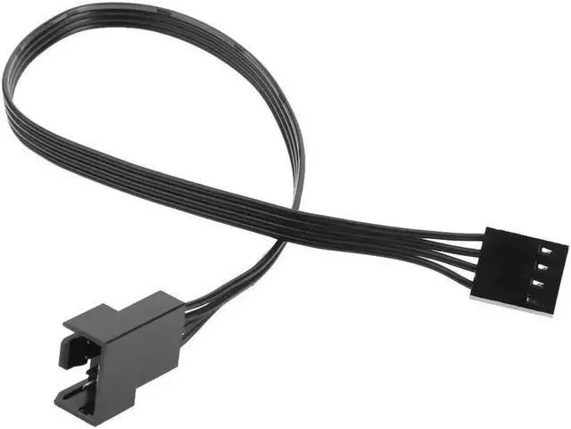 Alt view image 4 of 5 - 25cm Motherboard 4Pin Female to PWM Fan 4Pin Male Power Extension Cable Adapter Splitter Extension Cable Wire Cord Cooling Parts