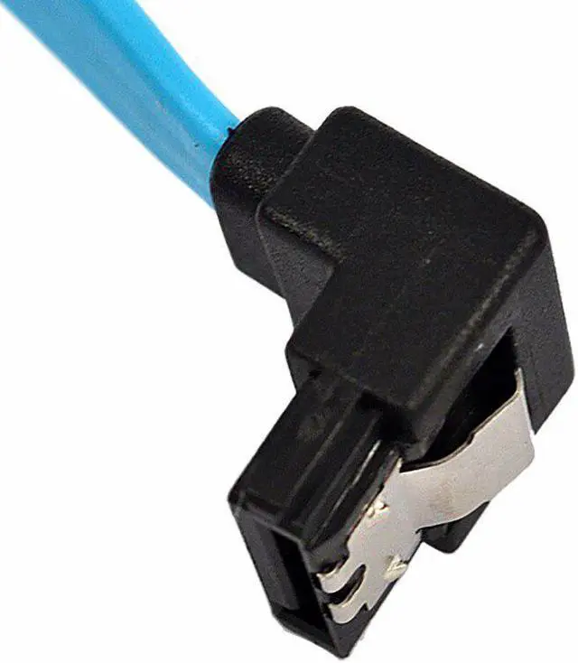 Alt view image 5 of 5 - Speed 40CM Straight 90 Right Angle SATA 3.0 Cable 6GB/s SATA III Cable Flat Data Cord for HDD SSD