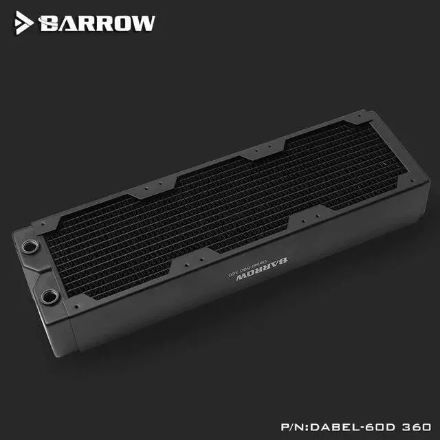 Alt view image 2 of 2 - Radiator water cooling Copper 60mm DIY Super thick High Density single-wave Dabel-60d 360