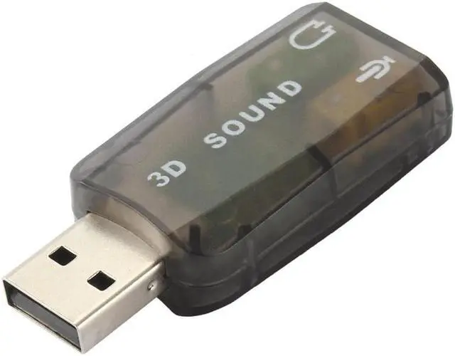 Main image of Card For Bm 800 Studio Microphone Audio Interface External  Card USB 2.0 Headphones Microphone Jack Converter Adapter