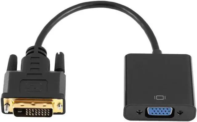 Main image of Full HD 1080P DVI-D to VGA Active Adapter Converter Cable 24+1 Pin Male to 15pin Female Monitor Cable for PC Display Card