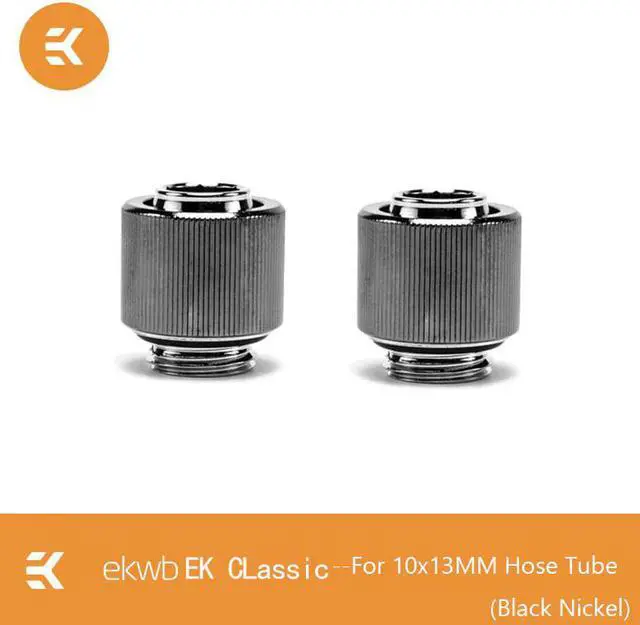 Alt view image 3 of 3 - 2PCS EK-STC Classic 10x13mm Hose Soft Tube Hand Compression Fittings G1/4 Secure Option For Custom Loop Liquid Cooling