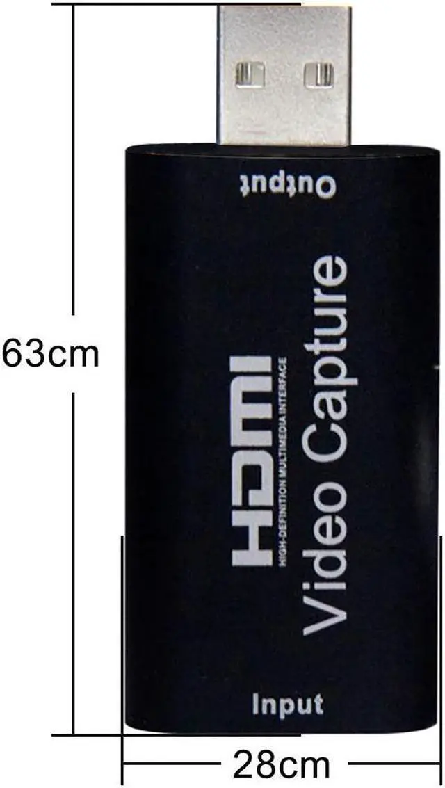 Alt view image 2 of 5 - 1080P HDMI To USB 2.0 HD Video Audio Capture Card Standard AWG26 Cable Support Windows Android and MacOS For Teaching Recording