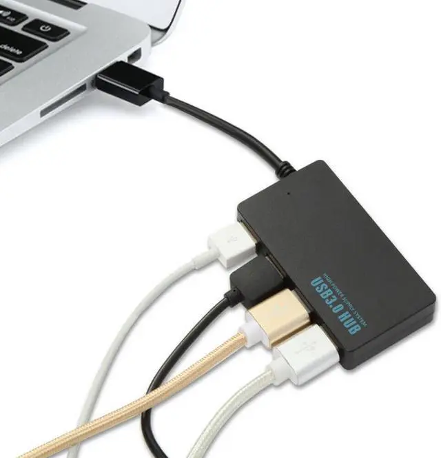 Alt view image 2 of 5 - C HUB Type C To Multi 3.0 HUB Adapter Dock -C Splitter Port Type C HUB Charger For Windows MAC With Ports