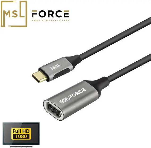 Main image of C to VGA cable adapter  3.1 Type C to VGA for monitor Projector Display