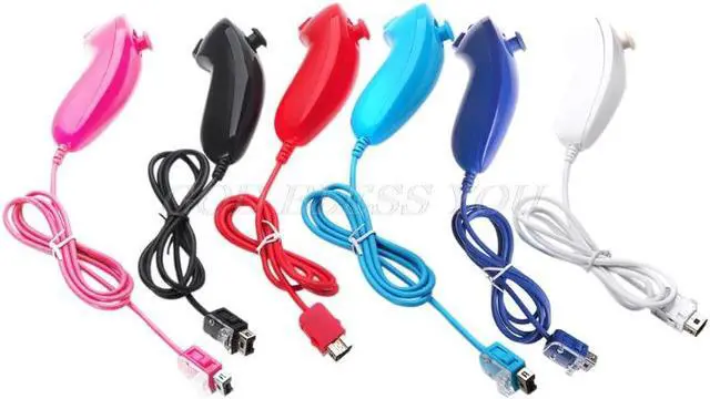 Main image of Nunchuk Video Game Controller Remote For Nintendo For Wii Console 5 Colors Drop Shipping