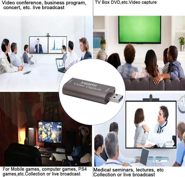 Alt view image 5 of 5 - 3.0 To  Converter 1080P  Video Capture Card Live Streaming Record Box Audio Video Grabber For Windows Android