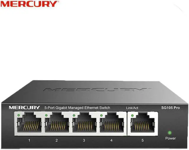 Main image of SG105 Pro 5 Port RJ45 Gigabit PoE Switch 10/100/1000Mbps Network Switch For IP Camera AP monitoring Up 30W per