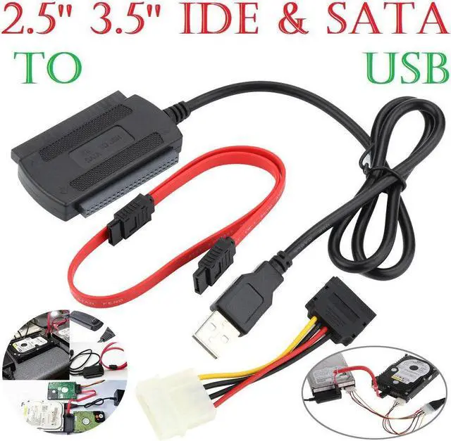Alt view image 3 of 5 - to USB 2.0 Adapter Converter Cable for 2.5/3.5 Hard Disk Drive DVD  Supports Hard Disk, CD-ROM,DVD-ROM, CD-RW#T2