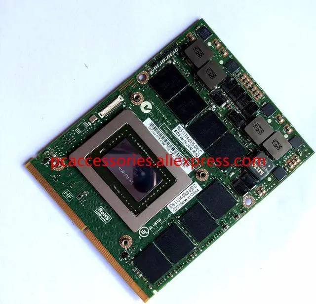 Alt view image 3 of 5 - GTX 675M 2G VGA Video Graphics Card 7W4GT HXD3N C0XGT For laptop  M6000 M6600 M6700 M6800 M15X M17x R2 R3 R4