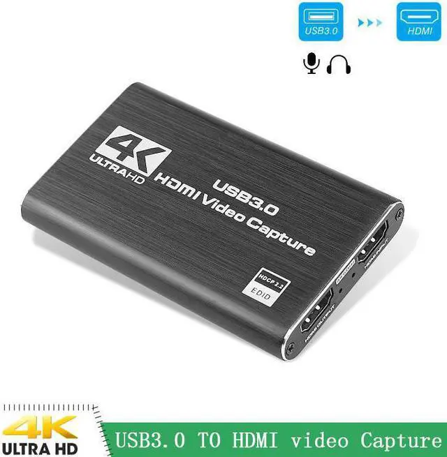 Main image of Video Game Capture Card Video Converter for MI Output Live Streaming for XBOX PS4 MAC USB 3.0 4K 60HZ 1080P 60Fps r57