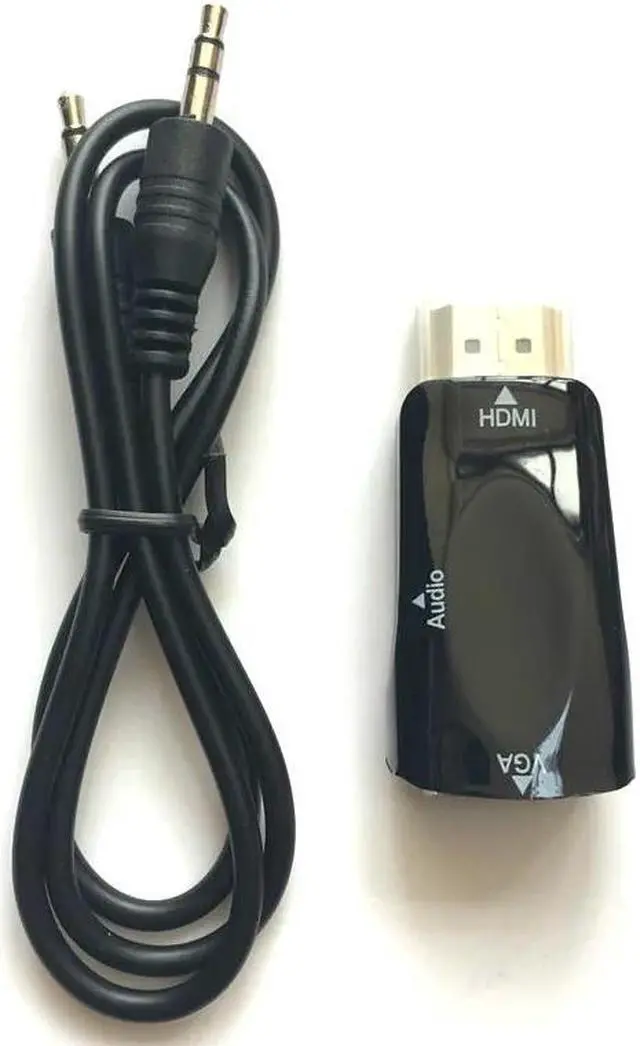Alt view image 3 of 5 - to Fe for HDMI to VGA Converter With Audio Cable for PC Laptop Tablet Support 1080P HDTV Adapter