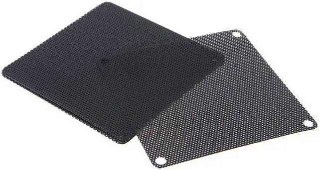 Alt view image 3 of 5 - 5PCS 80mm Mesh Black Nylon Plastic PVC Fan Dust Filter PC Dustproof Case Cuttable Computer