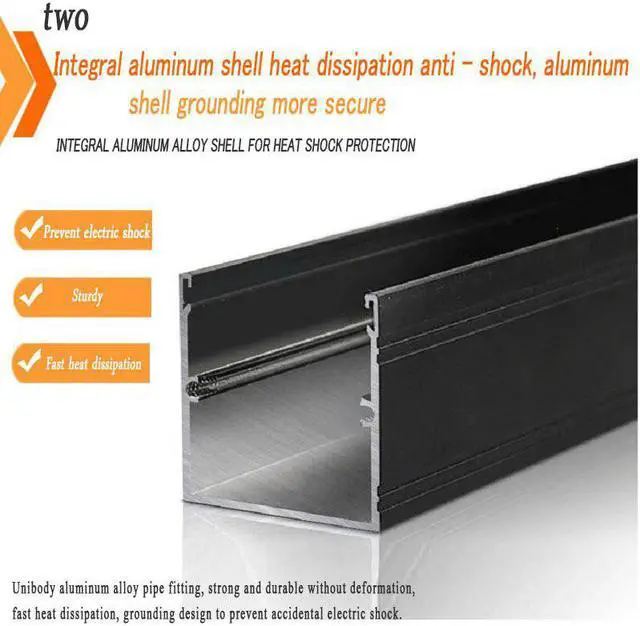 Alt view image 2 of 5 - 19in 1U Aluminium Alloy Network Cabinet Rack Power Strip EU UK US AU plug Universal 5 AC Outlet Independent Switch Distribution