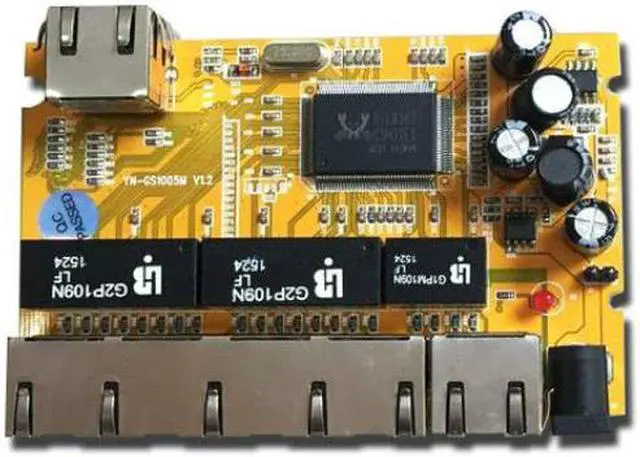 Main image of PCBA OEM/ODM 6 Port 10/100/1000M realtek chipset gigabit switch pcba Module network switch poe ethernet hub Gigabit motherboard