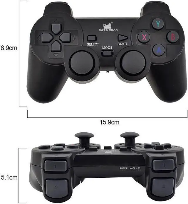 Alt view image 4 of 5 - 2 Pcs Wireless Game Joystick For Android Mobile Phone 2.4G Joystick Gamepad For PC Dual Controller