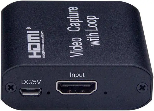 Alt view image 2 of 5 - HD 4K Input 1080P Output  USB Video Capture Card with Loop Video Capture Converter for Wins Android MacOS