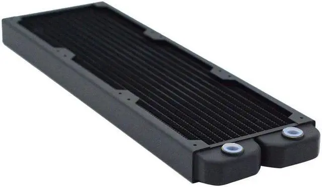 Main image of TSRP-TW360 360mm Computer Water Cooling Copper Radiator 14 Flat Tube Single Layer Copper Fin for 12cm Fan