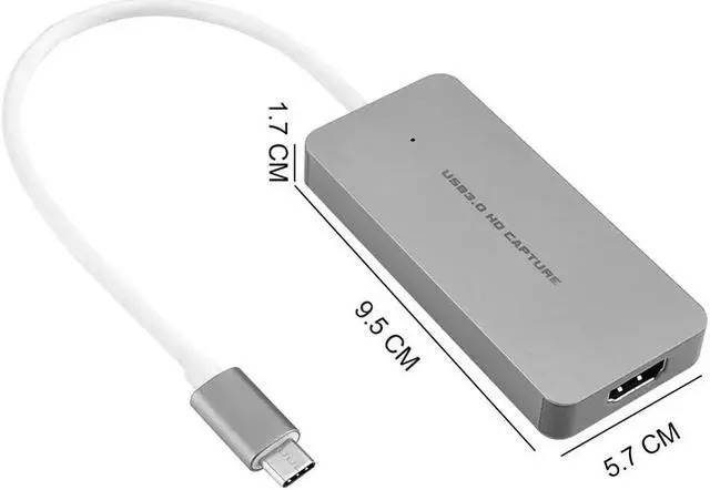 Alt view image 3 of 5 - HDMI to Type C Game Video Capture Card USB3.0 HD 1080P Recorder Live Streaming Device for Windows OS X Linux ezcap265C