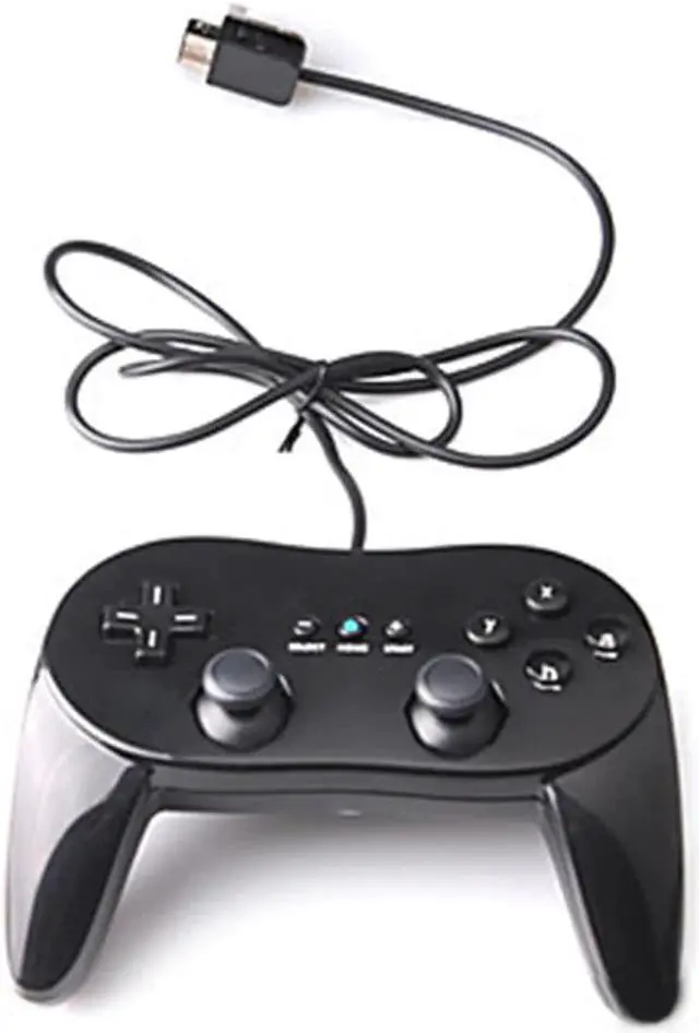 Alt view image 2 of 3 - 2 Pcs Classic Wired Game Controller Remote Pro Gamepad Shock Joystick For Nintendo for Wii Second-generation Gift for Kids