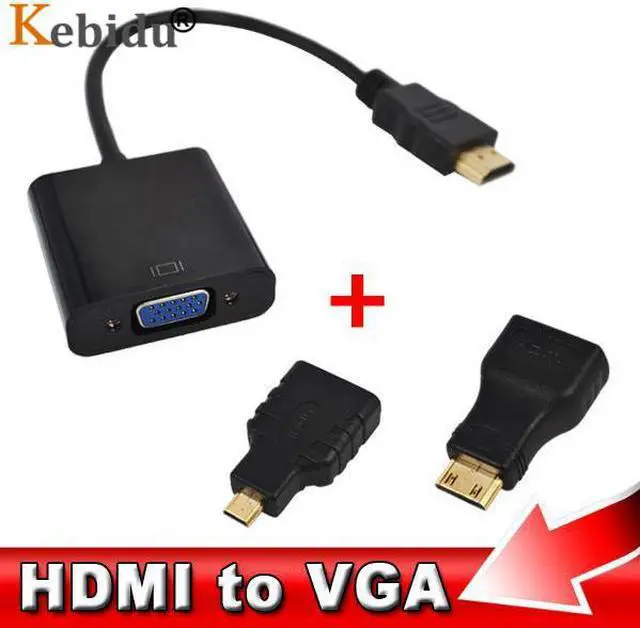 Main image of to VGA Adapter Micro Mini Male Adapter to VGA Female 1080P Chipset Converter For Xbox 360 PS3 PS4