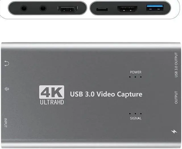 Alt view image 4 of 5 - Out Game Conference Broadcast Plug And Play Video  Card USB 3.0  Recorder Portable Live Streaming 4K 1080P 60Hz